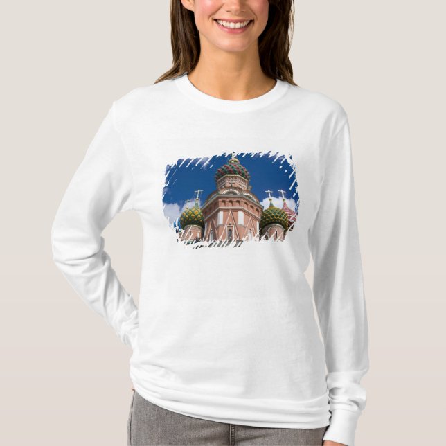 T-shirt Russie, Moscou, place Rouge. Saint-Basile 2 (Devant)