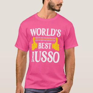 T-shirt Russo Nom de famille Funny Team Famille Nom du mon