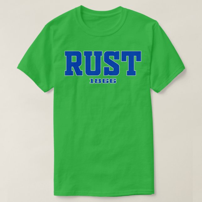 T-shirt Rust 1866 College Apparel 2 (Design devant)