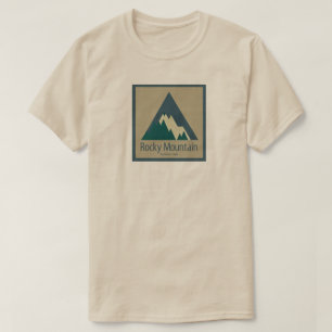 T-shirt Rustique du parc national de Rocky Mountain