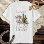 T-shirt Rustique Occidentale Elephant Cowboy Maman à être<br><div class="desc">Bienvenue dans notre collection de design de baby showers de l'ouest de l'éléphant de couleur boho mignon et rustique! Laissez-vous séduire par le charme enchanteur de l'esprit bohème avec notre délicieux assortiment de modèles avec un adorable petit éléphant habillé d'un casquette cowboy et un joli brin de jean bleu. Cet...</div>