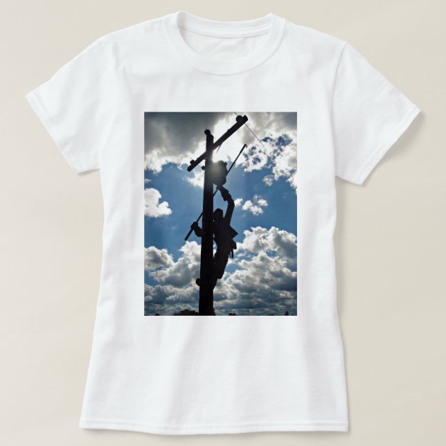 T-shirt Rusty the Lineman (Design devant)