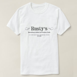 T-shirt Rusty's Restaurant, Edwardsville, Illinois
