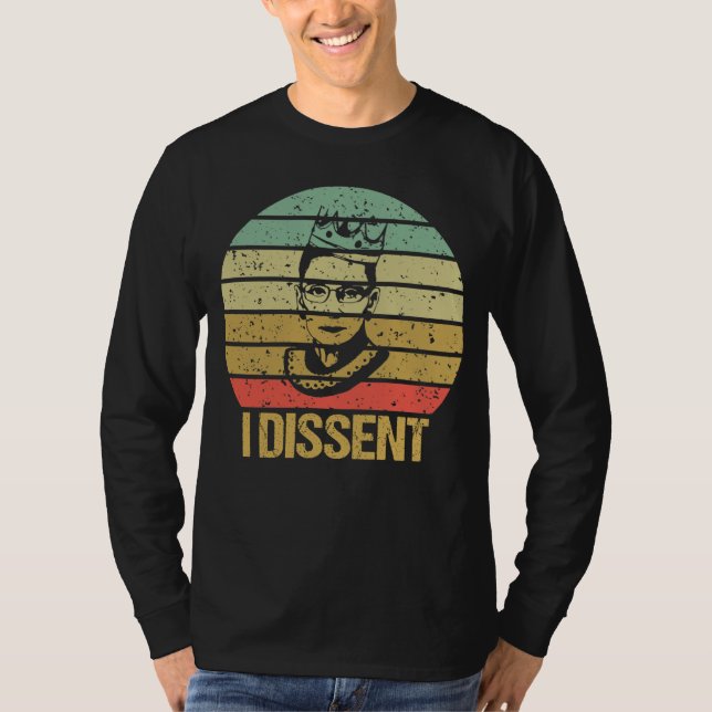 T-shirt Ruth Bader Ginsburg, Girl Power, je ne suis pas d' (Devant)