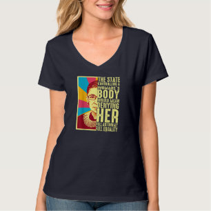 T-shirt Ruth Bader Ginsburg Pro Choice Mon corps Mon choix