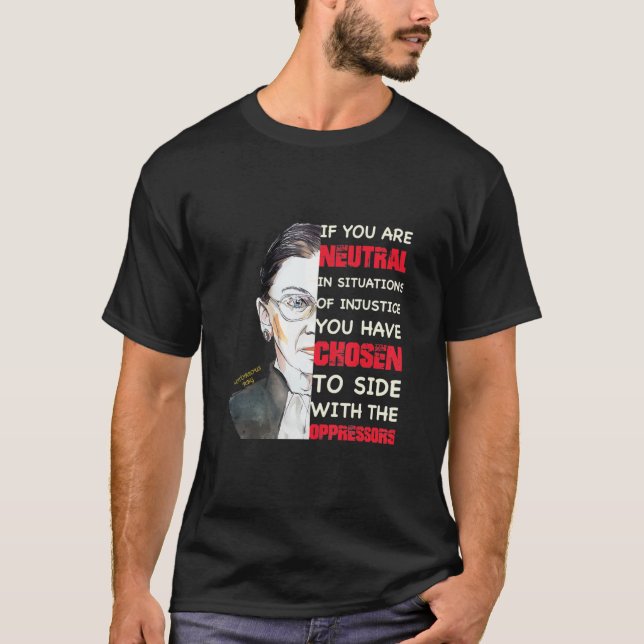 T-shirt Ruth Bader Ginsburg RBG célèbre  (Devant)