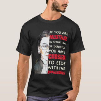 T-shirt Ruth Bader Ginsburg RBG notoire - féministe de