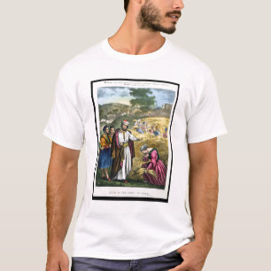 T-shirt Ruth dans le domaine de Boaz, d'une bible imprimé