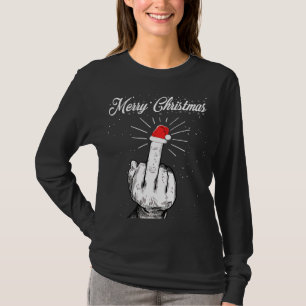 T-shirt Ruy Joyeux Noël Moyen Doigt Xmas Vilain