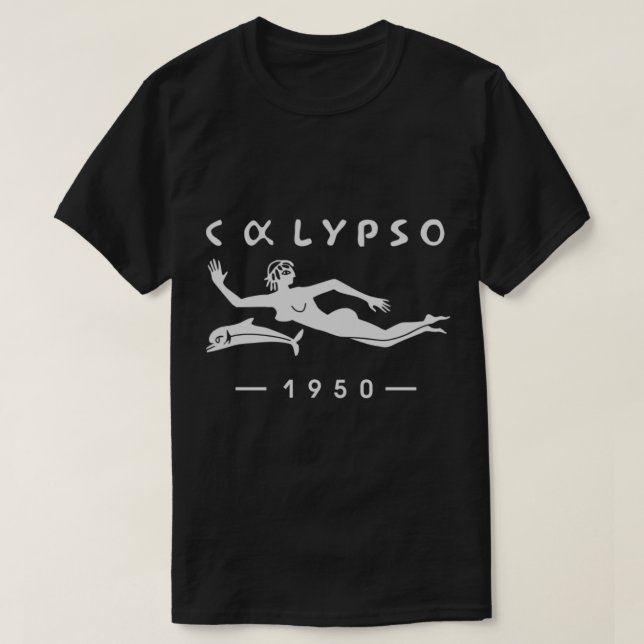 T-shirt RV Calypso, Jacques Yves Cousteau (Design devant)