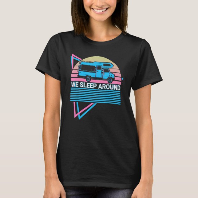 T-shirt RV Camping RV Camping Truck Camping Retro (Devant)
