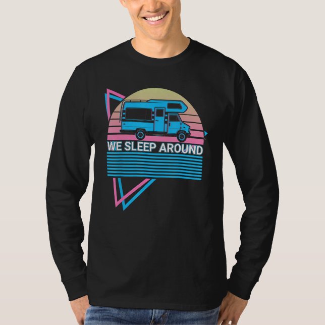 T-shirt RV Camping RV Camping Truck Camping Retro (Devant)