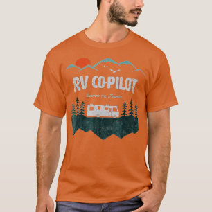T-shirt RV Co-pilote Camping Motorhome voyage vacances cad