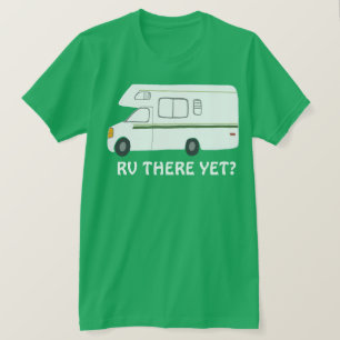 T-shirt RV LÀ ENCORE ? COUTUME campervan vintage de