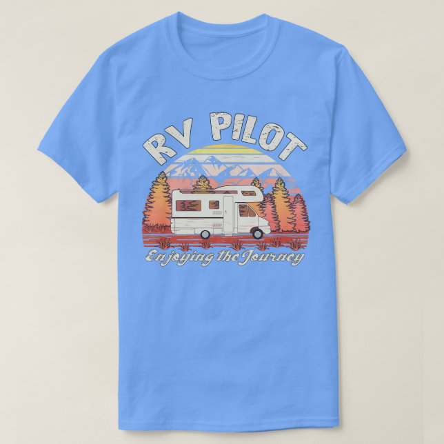 T-shirt RV Pilot Profitez du cadeau de camping (Design devant)