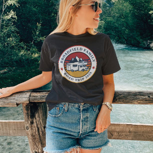 T-shirt RV Road Trip Mom Correspondance familiale Campers 