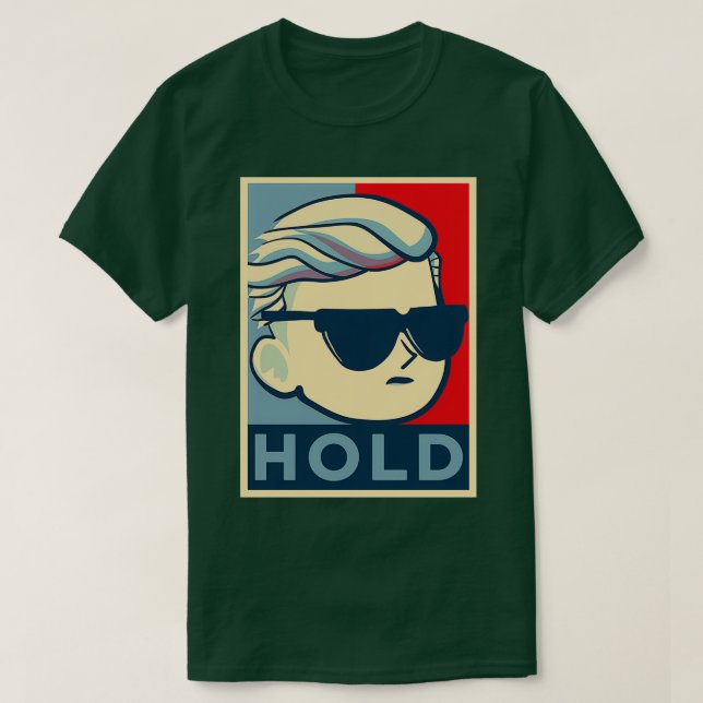 T-shirt rwallstreetbets HOLD (Design devant)
