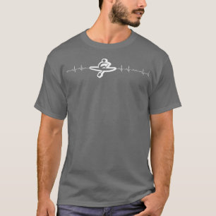 T-shirt Rwing hearbeat drôles rower