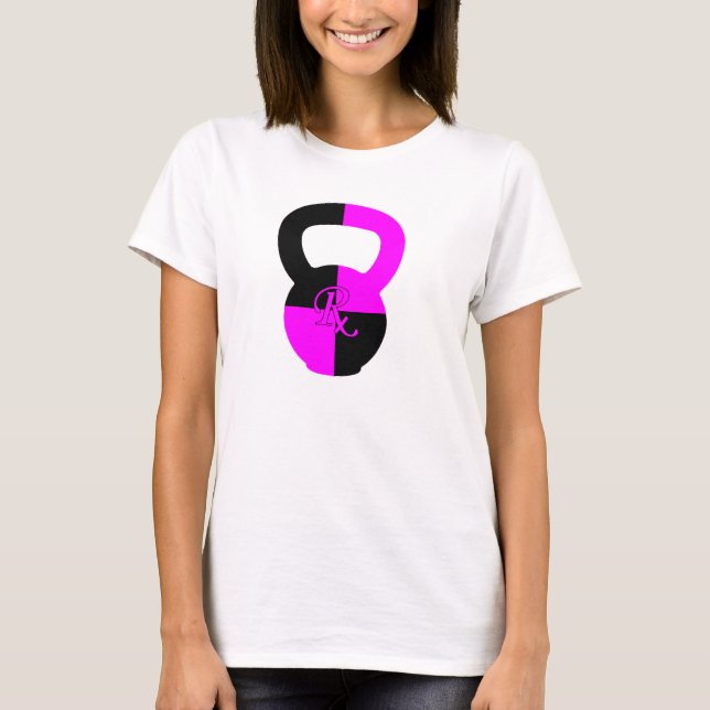 T-shirt RX Kettlebell - Dames Contrast Burout T (Devant)