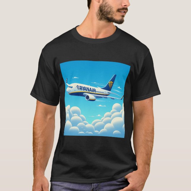 T-shirt Ryanair 737-800 (Devant)