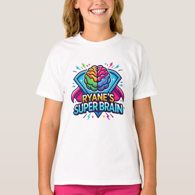 T-shirt Ryane's Super Brain - Race for Hope Walk (Devant)