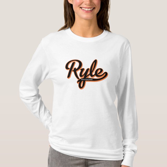 T-shirt Ryle High School Ladies Script Sweatshirt de mode (Devant)