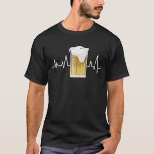 T-shirt Rythme cardiaque - Bière