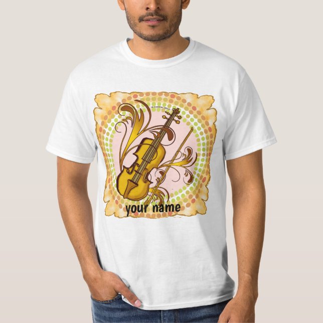 T-shirt Rythme de violon (Devant)