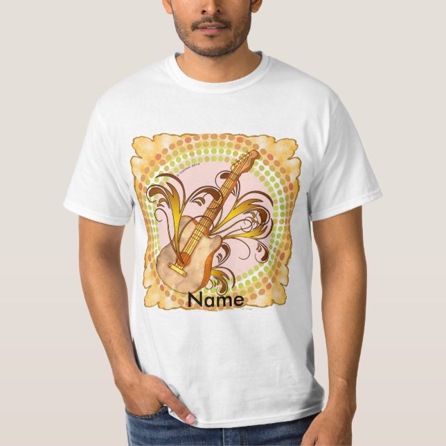 T-shirt Rythme guitare (Devant)