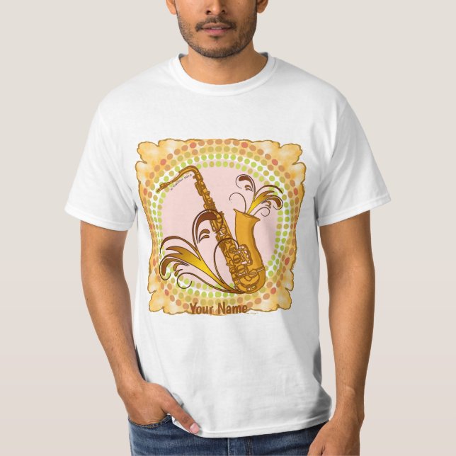 T-shirt Rythme Saxophone (Devant)