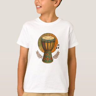 T-shirt Rythme tribal vibrant