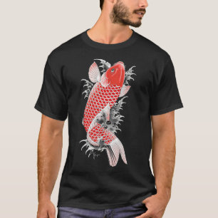 T-shirt Ryu Ga Gotoku Akira Nishikiyama Koi Fish Tatouage