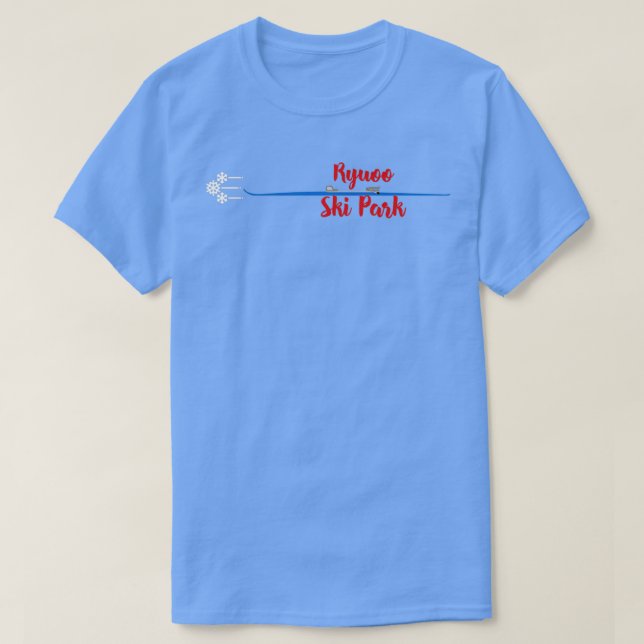 T-shirt Ryuoo Ski Park Japon Ski (Design devant)
