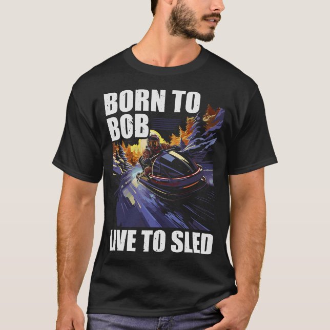 T-shirt S2 Bobled Bobled Bobsleding (57) (Devant)