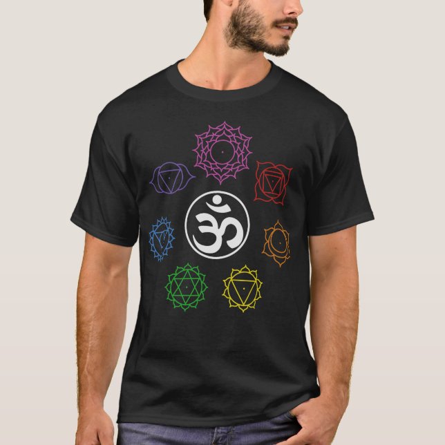 T-shirt S2 Chakra Chakras Méditation méditée (42) (Devant)