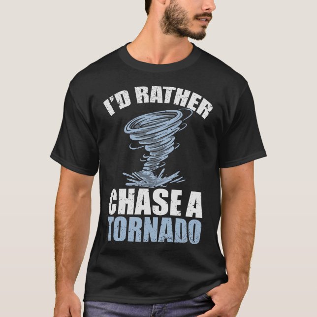 T-shirt S2 Chasse à l'orage Chasseur de tempête Chasseoura (Devant)