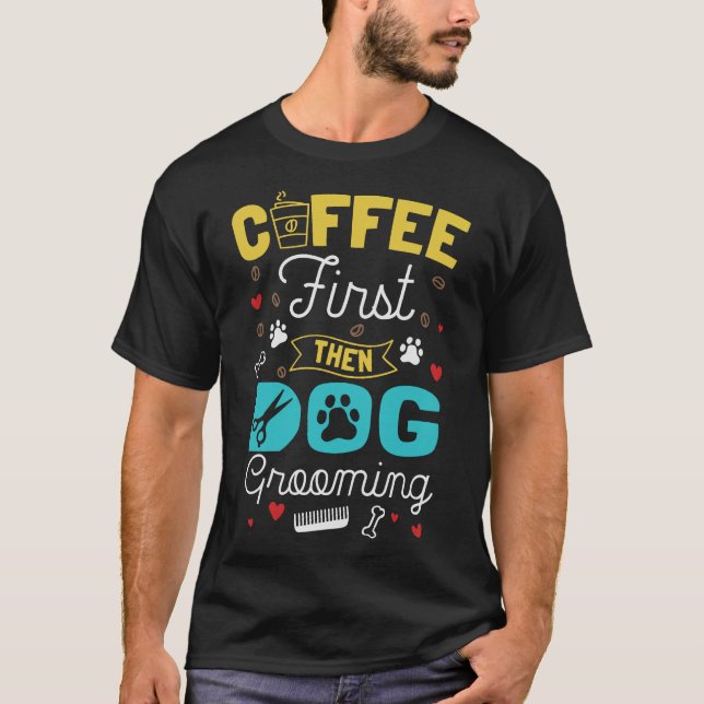 T-shirt S2 Chien Grooming Chien Groomer (10) (Devant)