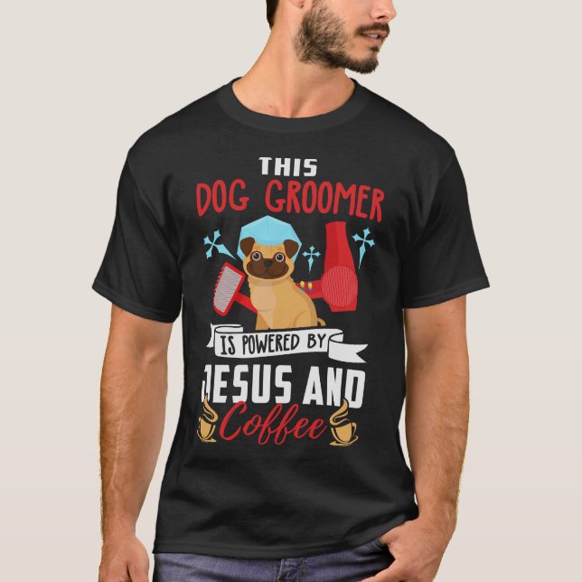 T-shirt S2 Chien Grooming Chien Groomer (139) (Devant)