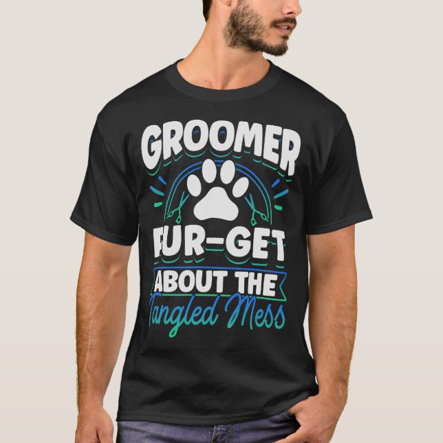 T-shirt S2 Chien Grooming Chien Groomer (55) (Devant)