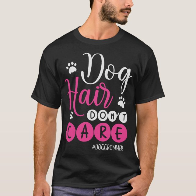 T-shirt S2 Chien Grooming Chien Groomer (76) (Devant)