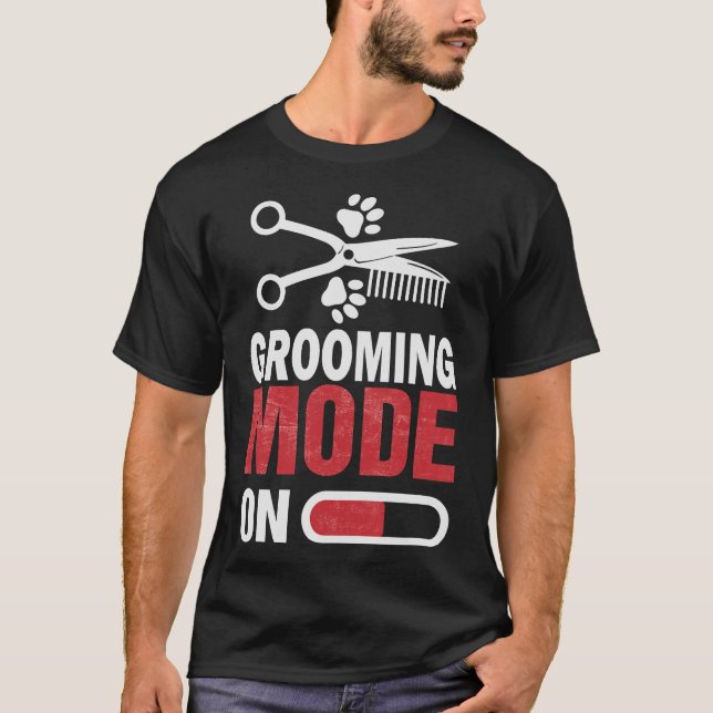 T-shirt S2 Chien Grooming Chien Groomer (93) (Devant)
