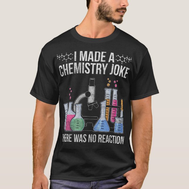 T-shirt S2 Expérience en laboratoire de chimie chimique (2 (Devant)