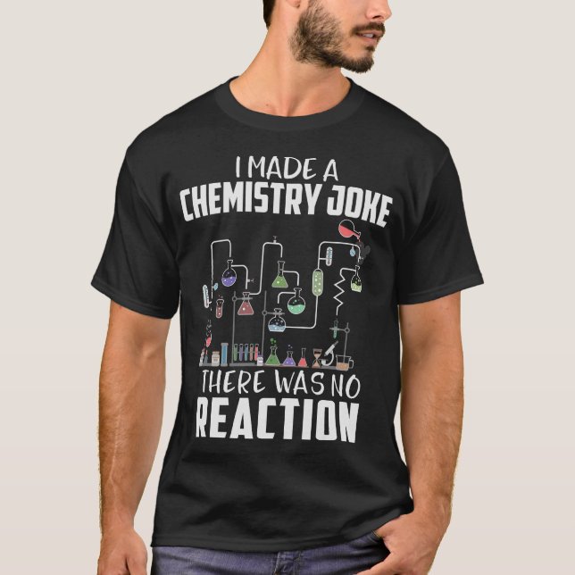 T-shirt S2 Expérience en laboratoire de chimie chimique (8 (Devant)
