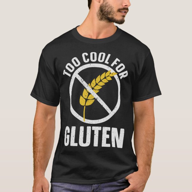 T-shirt S2 Gluten Free Celiac Gluten Intolerance (123) (Devant)