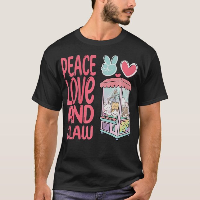 T-shirt S2 Machine à grue grue Arcade Plush Grabber (46) (Devant)