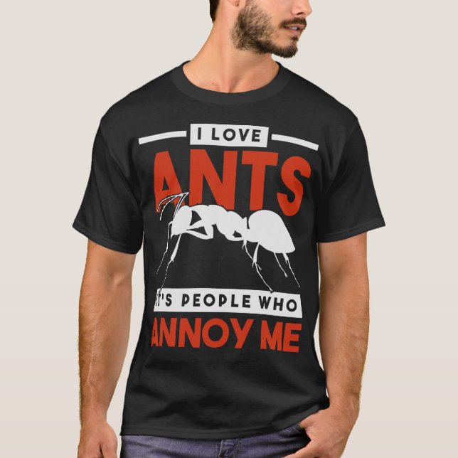 T-shirt S2 Myrmecologiste de la conservation des fourmis ( (Devant)