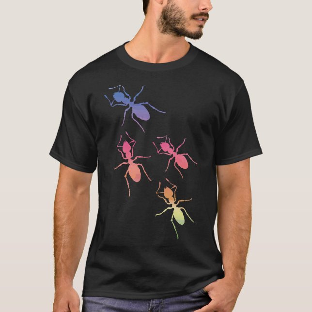 T-shirt S2 Myrmecologiste de la conservation des fourmis ( (Devant)