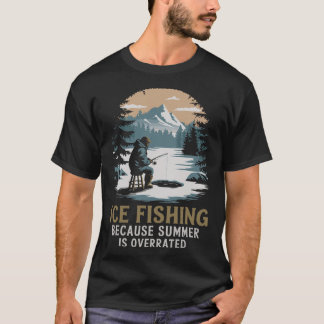 T-shirt S2 Pêche sur glace Pêcheur de glace Pêcheur de gla