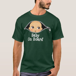 T-shirt s Bébé de grossesse à bord futures mamans 891