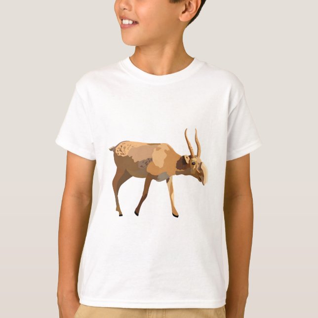 T-shirt S est pour Saiga (Devant)